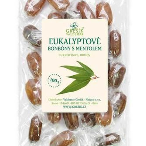 GREŠÍK Eukalyptové bonbóny 100 g