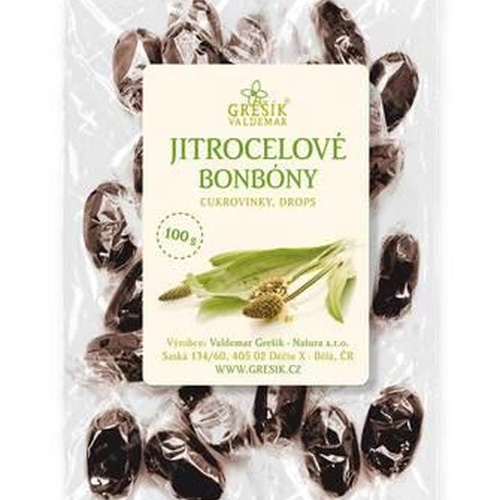 GREŠÍK Jitrocelové bonbóny 100 g