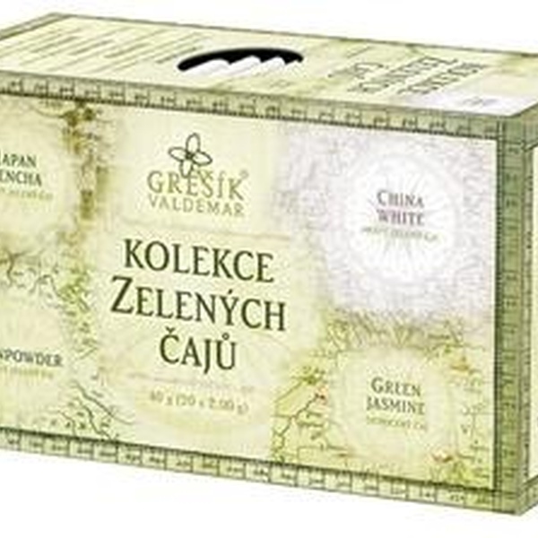 GREŠÍK Kolekce Zelených čajů 4x5ks - 