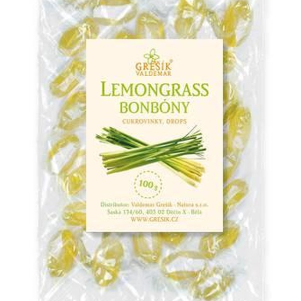 GREŠÍK Lemongrass bonbóny 100g - 