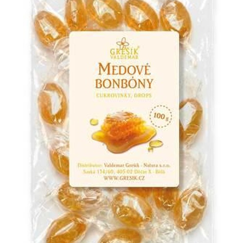 GREŠÍK Medové bonbóny 100 g
