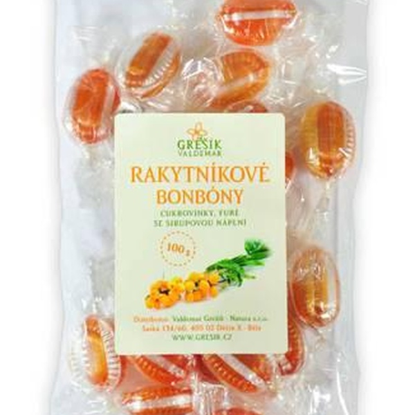 GREŠÍK Rakytníkové bonbóny 100 g - 