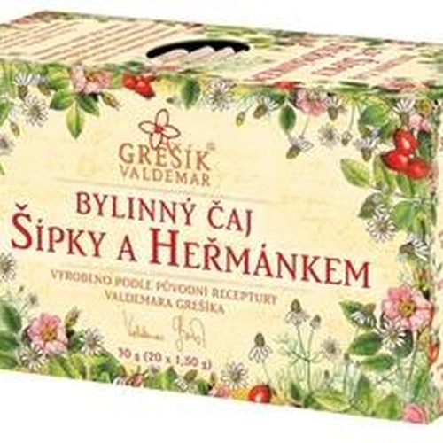 GREŠÍK Se šípky a heřmánkem 20 n.s.