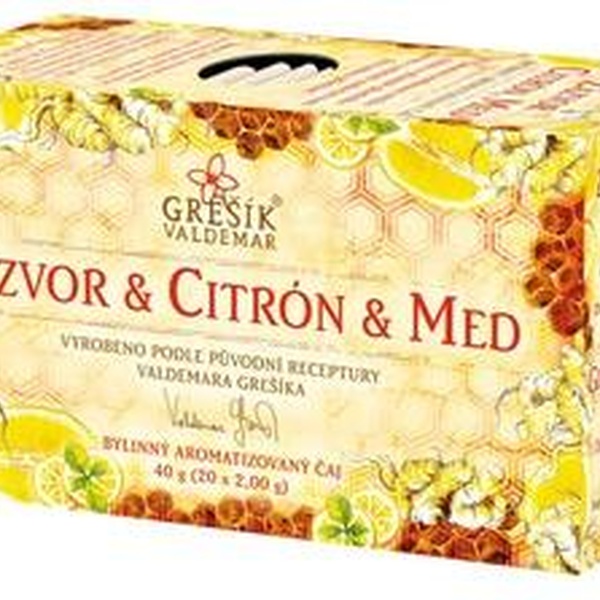 GREŠÍK Zázvor & Citrón & Med 20 n.s. - 