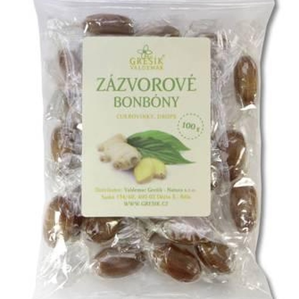 GREŠÍK Zázvorové bonbóny 100g - 