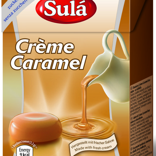 Glomex, s.r.o. SULÁ - Bonbóny bez cukru - Creme Caramel 44 g