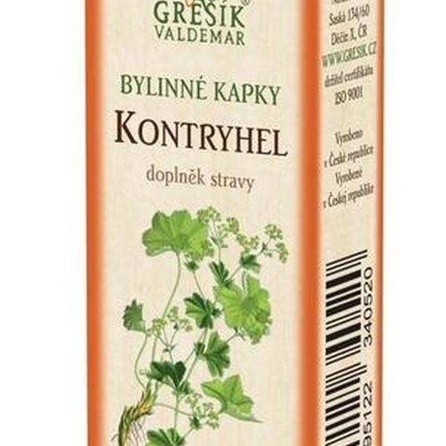 Grešík Bylinné kapky Kontryhel kapky 50 ml