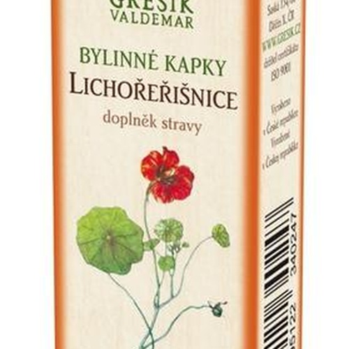 Grešík Bylinné kapky Lichořeřišnice kapky 50 ml