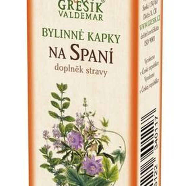 Grešík Bylinné kapky Na spaní kapky 50 ml - 