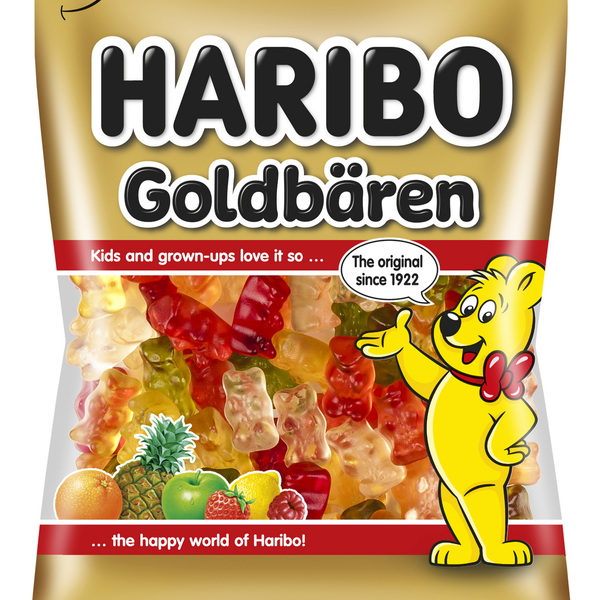 HARIBO Goldbären - Zlatí želé medvídci s ovocnými příchutěmi 100 g - 