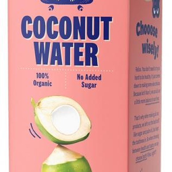 Kokosová voda HealthyCo BIO 1000 ml s bonusovými efekty. Refresh pro vaše zdraví - 