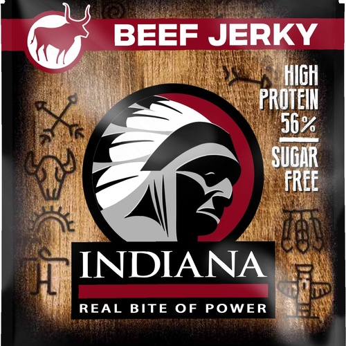 INDIANA s.r.o. INDIANA Jerky LESS SALT - sušené hovězí maso 25 g