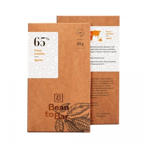 JANEK 65% Čokoláda tmavá  Bean to bar - Uganda 45g