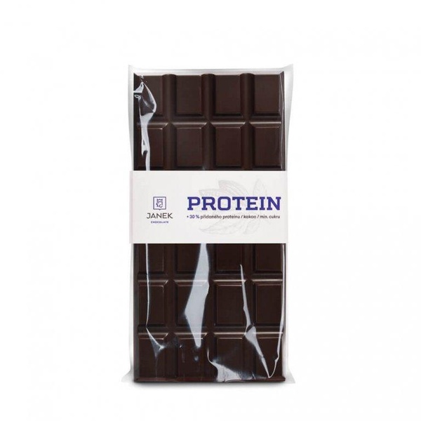 JANEK 72% Čokoláda tmavá ,proteinová 85g - 