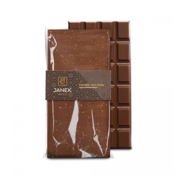 JANEK Čokoláda mléčná se solí 85g - 