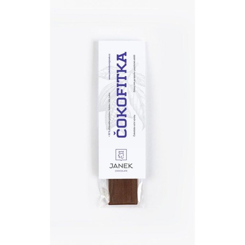 Janek Čokofitka (čokoládová tyčinka) 14g - tmavá (30% přidaného proteinu)
