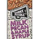 Mléčná čokoláda Johny Doodle , pekanové ořechy a javorový sirup 150 g