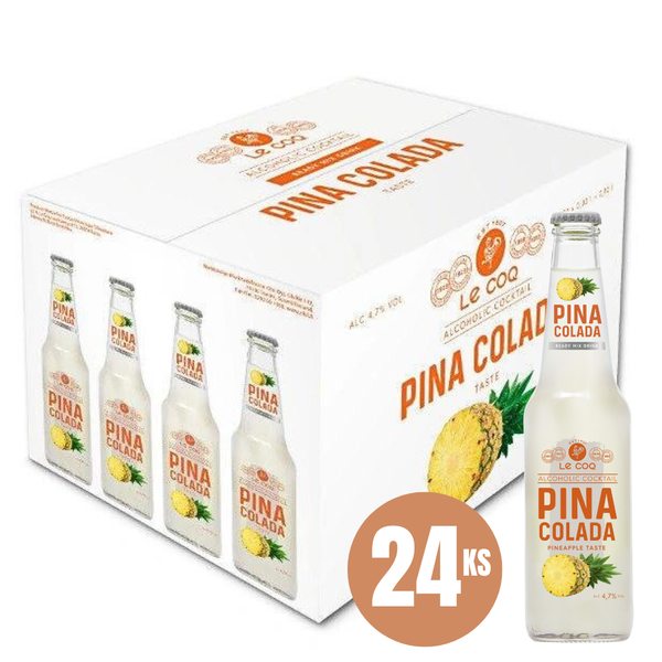 LE COQ Koktejl Pina Colada KARTON 24x 330 ml - 