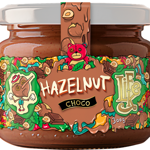 LIFELIKE Lískooříškový krém s čokoládou 300g