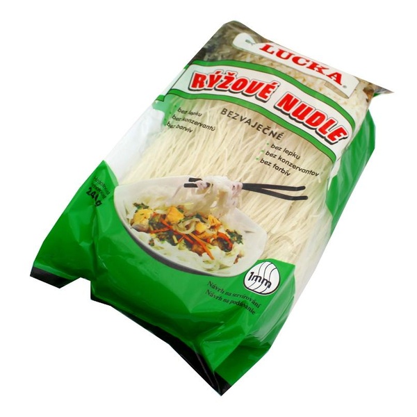 LUCKA Rýžové těst. nudle vlasové 240g - 