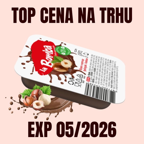 La Bomba Lískooříšková pomazánka 20 g EXP 05/2026 - 