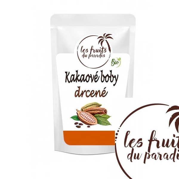 Les fruits de paradis Kakaové boby drcené BIO 1000g - 