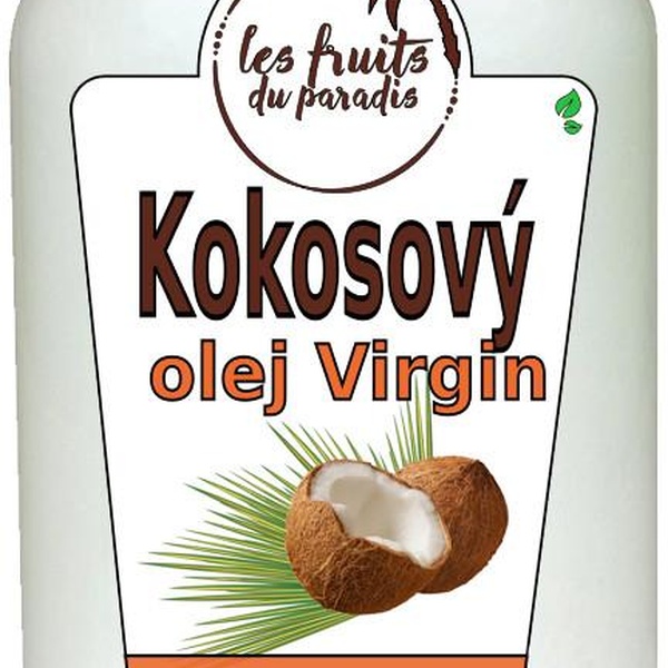 V kokosovém oleji létá tajemství zdravého úsměvu. Les fruits de paradis Kokosový olej Virgin 500ml - 
