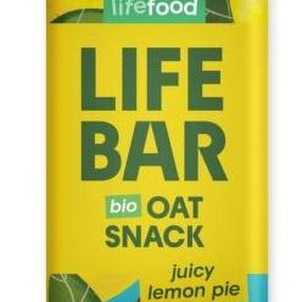 Lifebar Tyčinka Oat snack citronový BIO 40 g - 