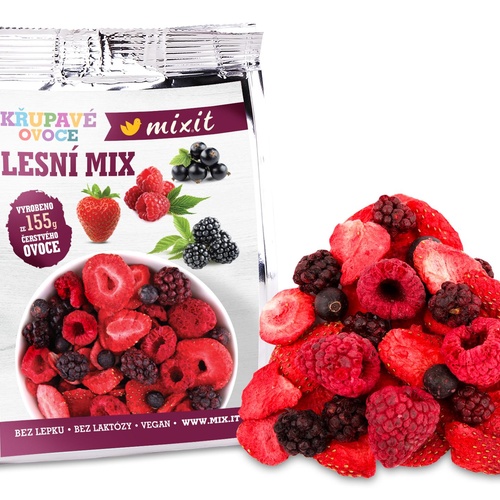 MIXIT Křupavé ovoce do kapsy - lesní mix 20 g