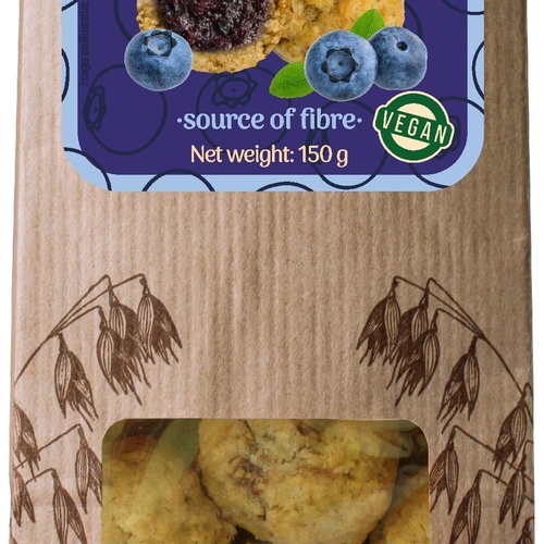 MONS Plněné ovesné kuličky s borůvkami 150 g