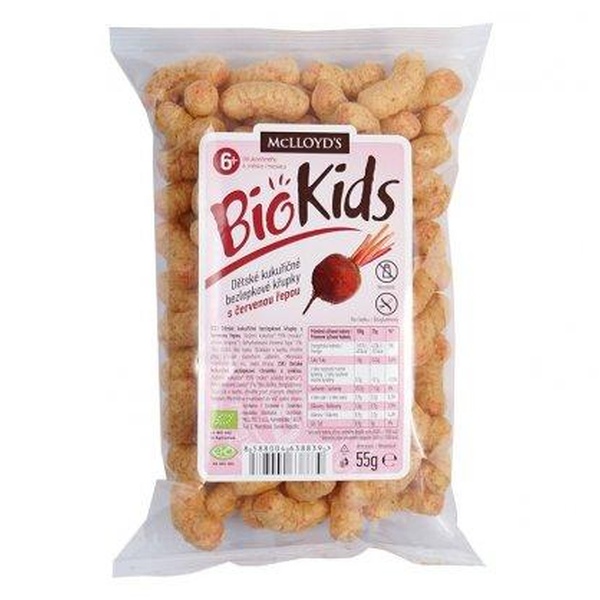 Mclloyd´s McLloyds Bio kids křupky červená řepa 55 g - 