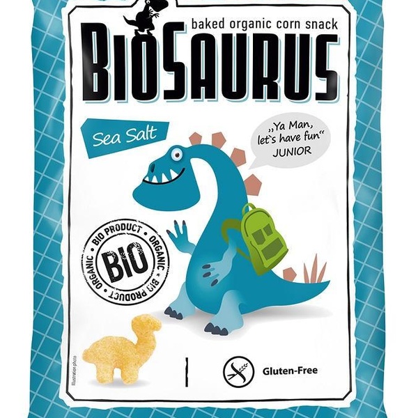 Mclloyd´s McLloyds Biosaurus snack mořská sůl 50 g - 