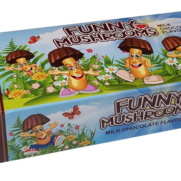 Miltonas Hříbečky MINI z mléčné čokoládové polevy a sušenky 170 g - 