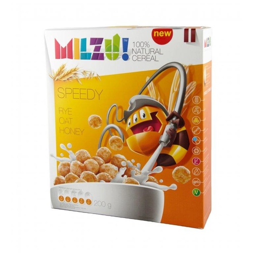 Milzu! - Cereální kuličky s medem 200g
