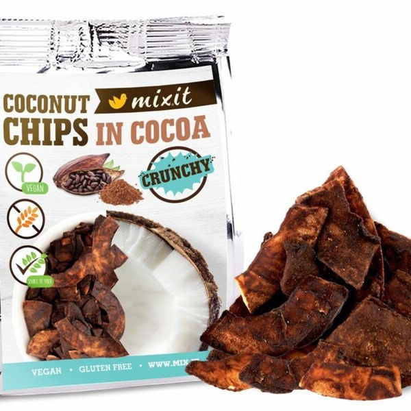 Mixit Kokosové chipsy - kakao 60 g - 