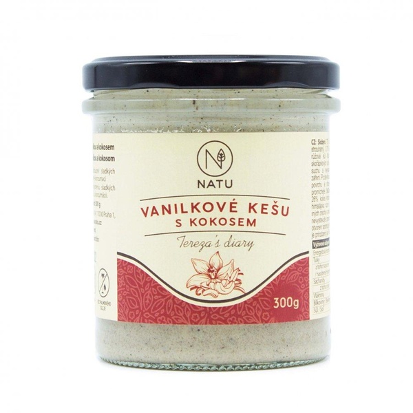 NATU Vanilkové kešu s kokosem 300g - 