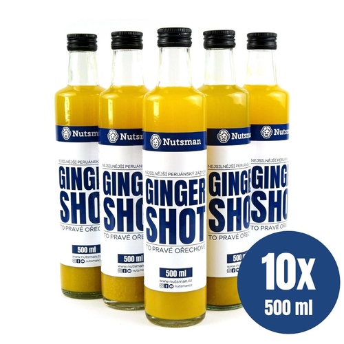 NUTSMAN Ginger Shot 10x500 ml