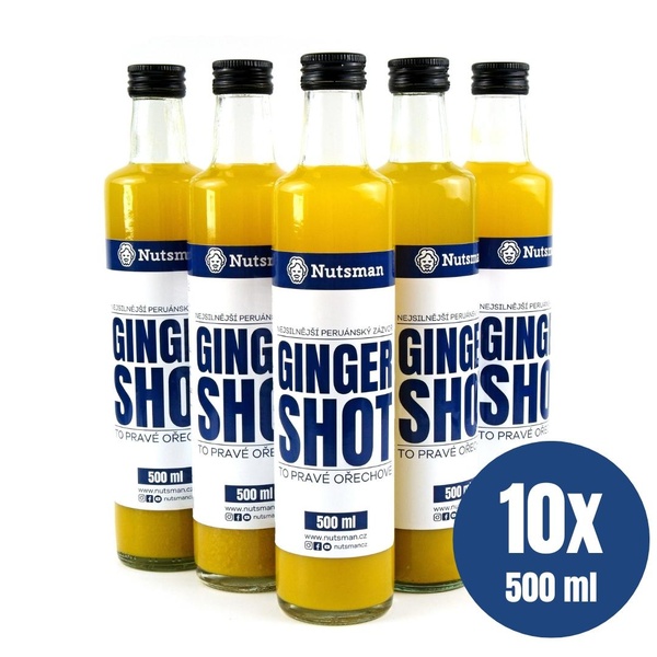 NUTSMAN Ginger Shot 10x500 ml - 