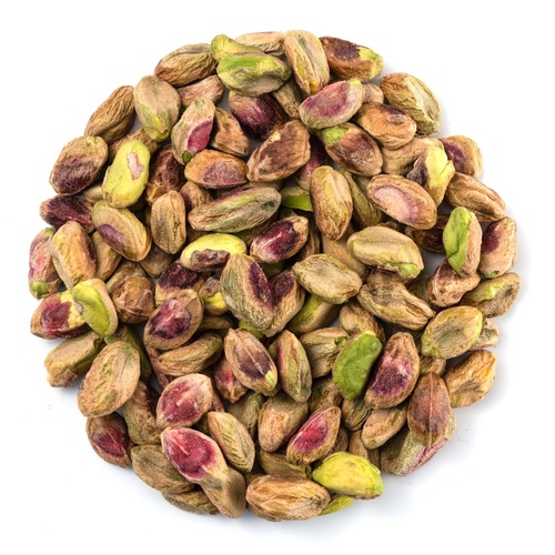 Zelené perly pro nervy ze železa - loupané natural pistácie 500 g