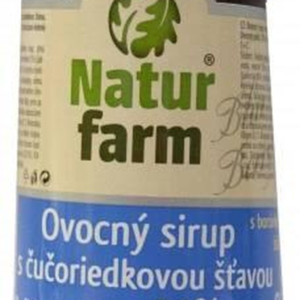 Natur Farm NaturFarm Sirup borůvka min. 33% 0,7 l - 