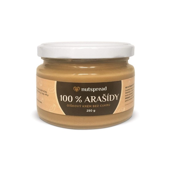 Nutspread 100% arašídové máslo 250 g - 