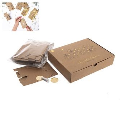 Papírová pohádka na každý adventní den. Vlastní originální adventní kalendář zcela podle vaší chuti