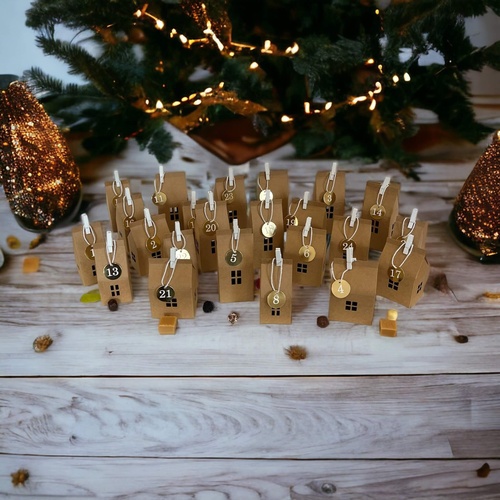 Vánoční odpočítávání s každodenní chutnou odměnou - sladký ořechový adventní kalendář