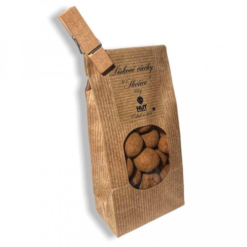 Nutworld.cz Dárkové ořechové sáčky s kolíčkem 150g - VÍCE DRUHŮ Jaké oříšky dáme?: Kešu v mléčné čokoládě