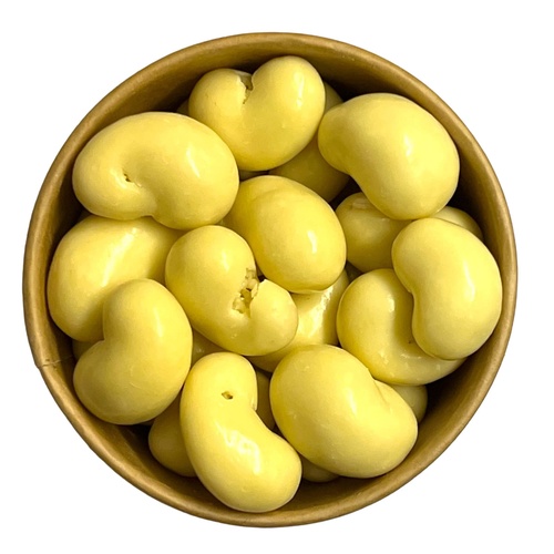 Kešu v bílé čokoládě 3 kg