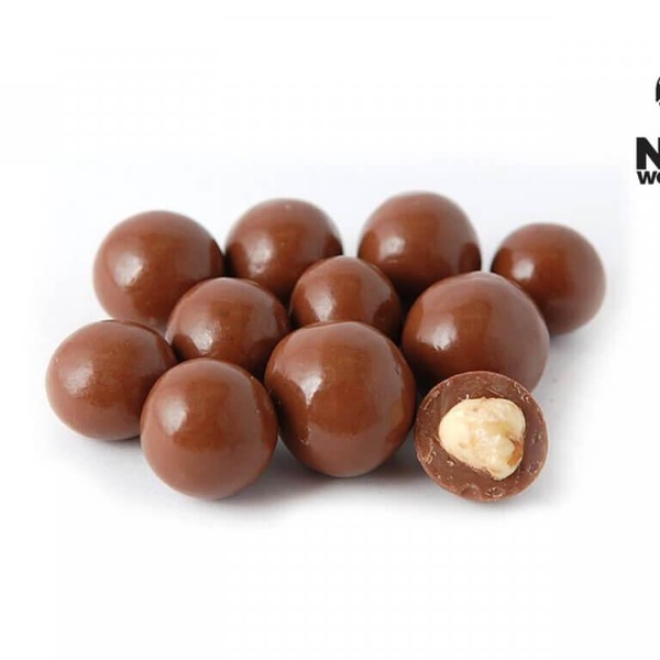 Lískové ořechy v mléčné čokoládě 1 kg. Lahodný štít proti zánětům dýchacích cest - 