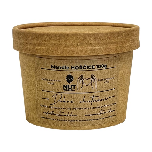 Mandle hořčice v EKO kelímku 100g