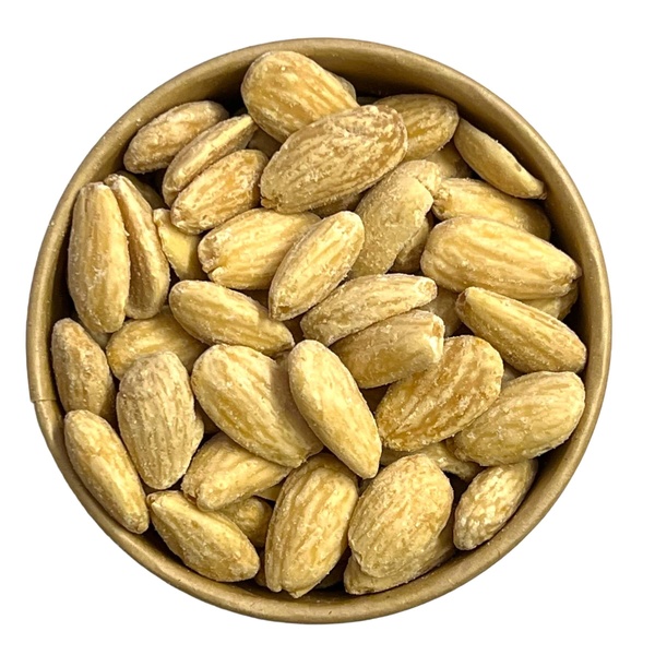 Mandle loupané pražené solené JUMBO 200g - 