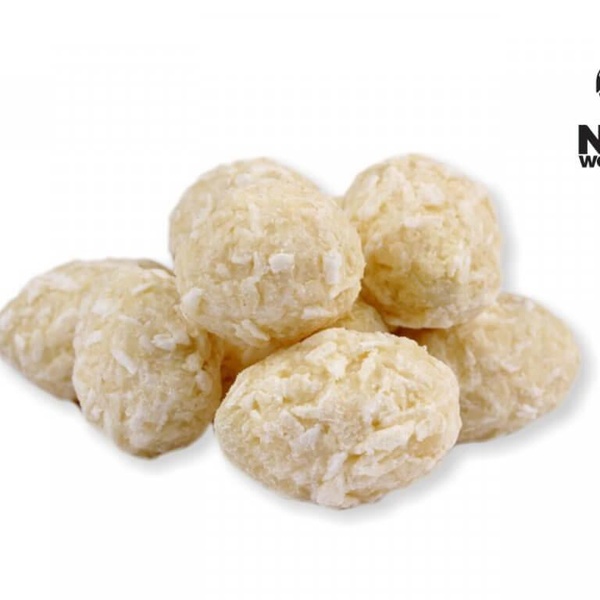 Nutworld.cz Mandle v bílé čokoládě s kokosem Množství:: 200g - 