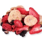 Prožijte explozi skutečných chutí. 35g mix mrazem sušeného ovoce (jahody, banány, borůvky)